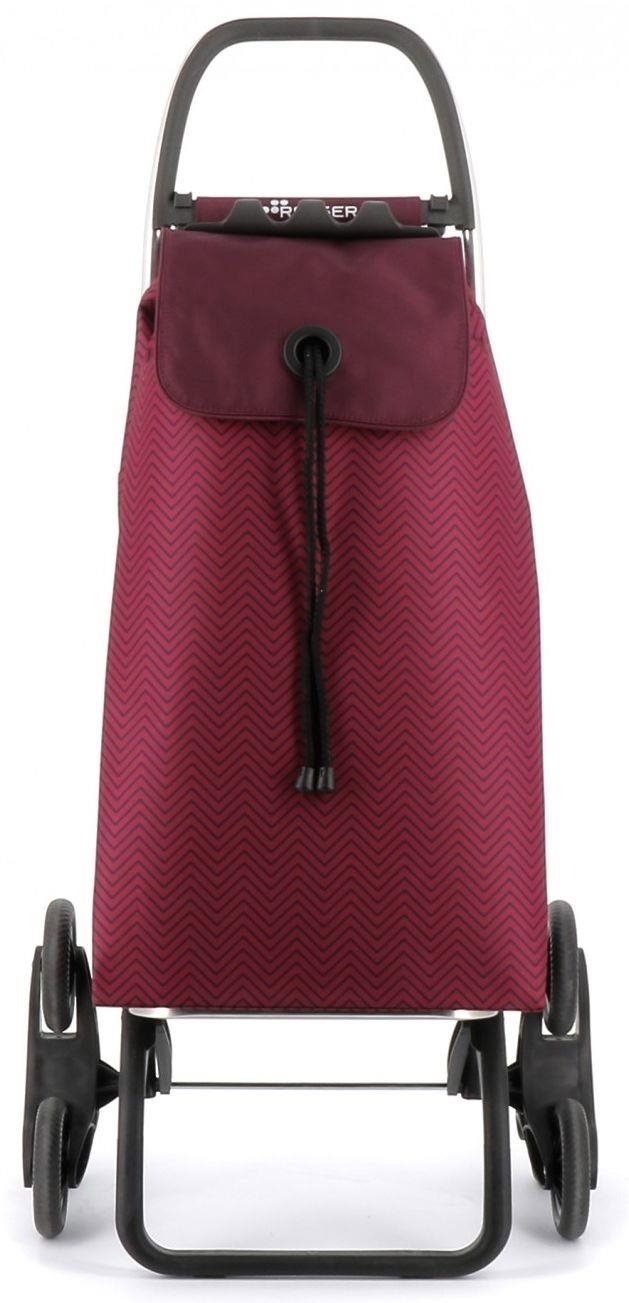 Rolser I-Max Ona 6 Logic trolley shopping bag, burgundy
