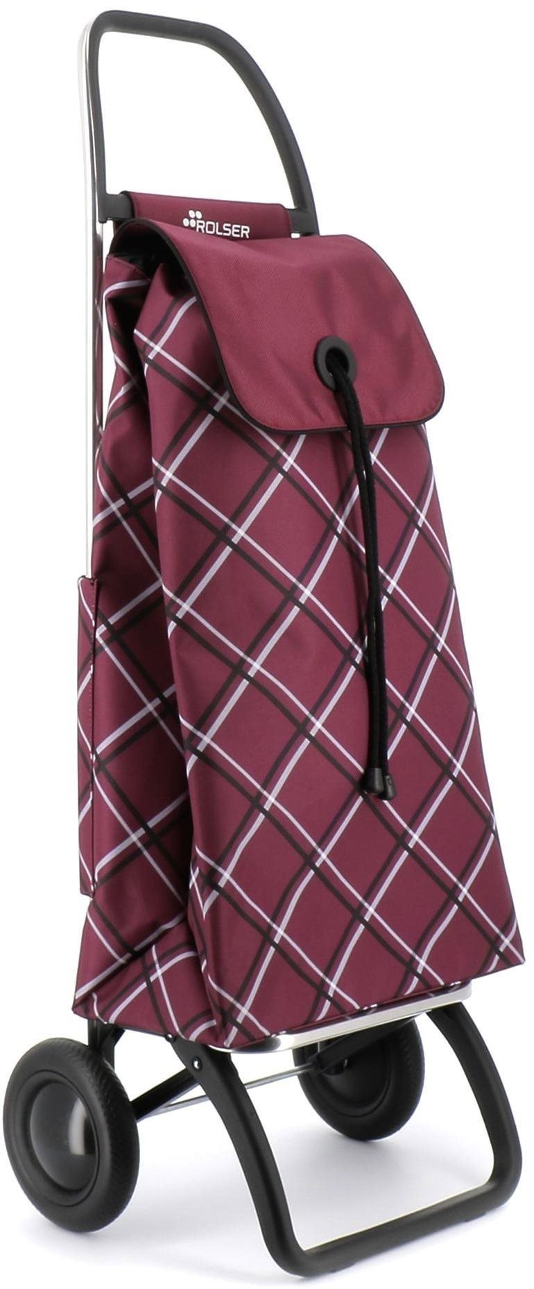 Shopping bag on wheels Rolser I-Max Chiara 2,burgundy