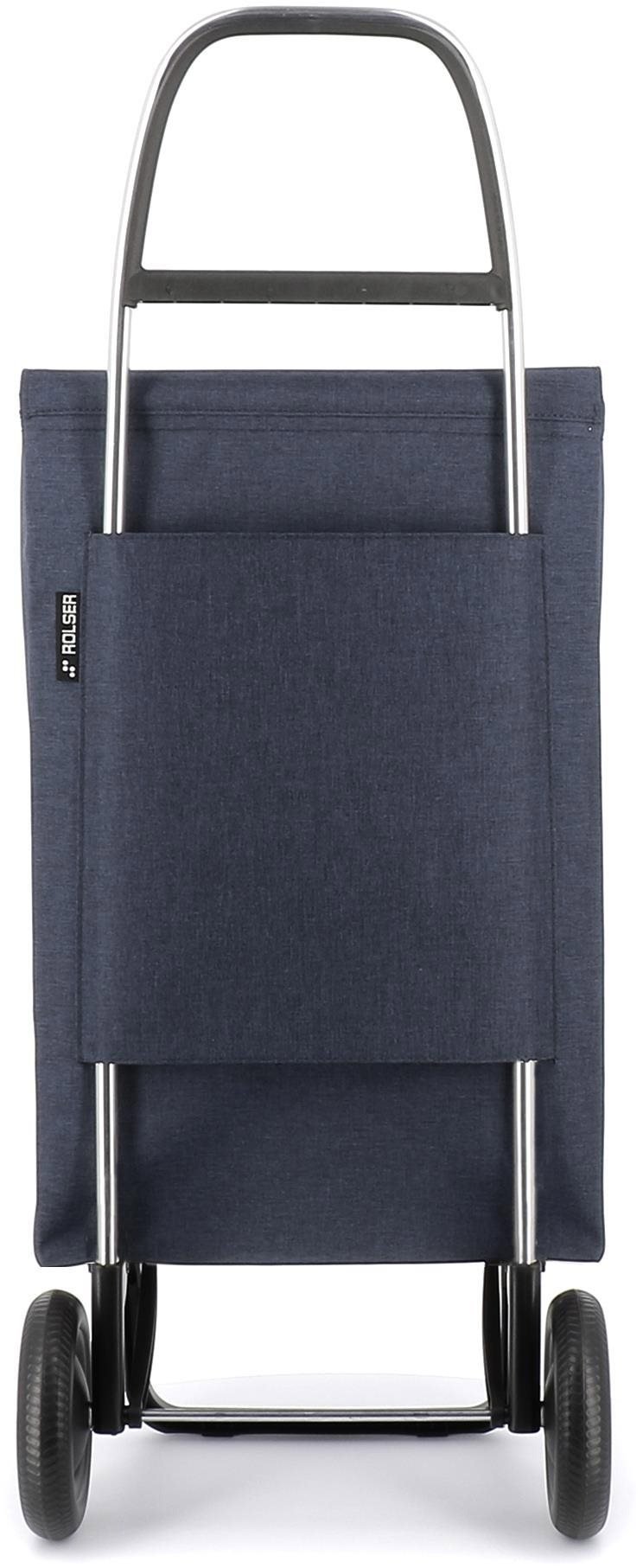 Rolser Jean Tweed 2 shopping bag on wheels, dark blue