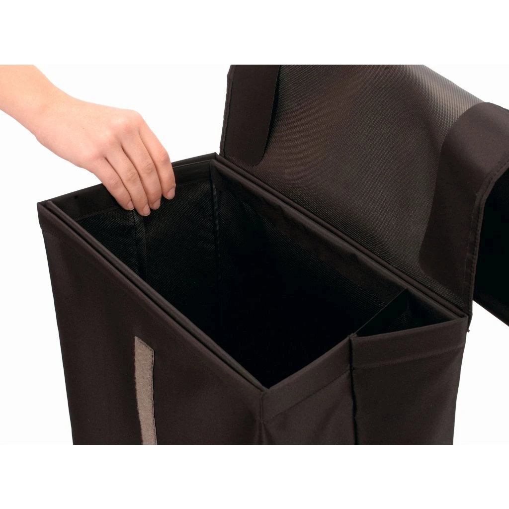 Rolser Jean Tweed 2 shopping bag on wheels, black
