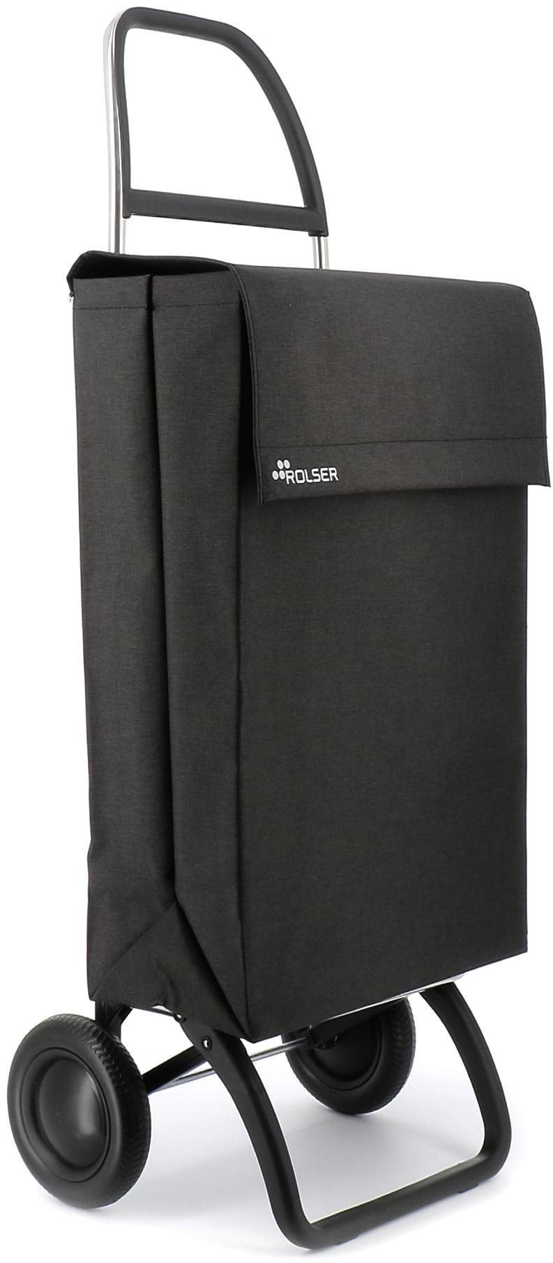 Einkaufstrolley Rolser Jean Tweed 2, schwarz
