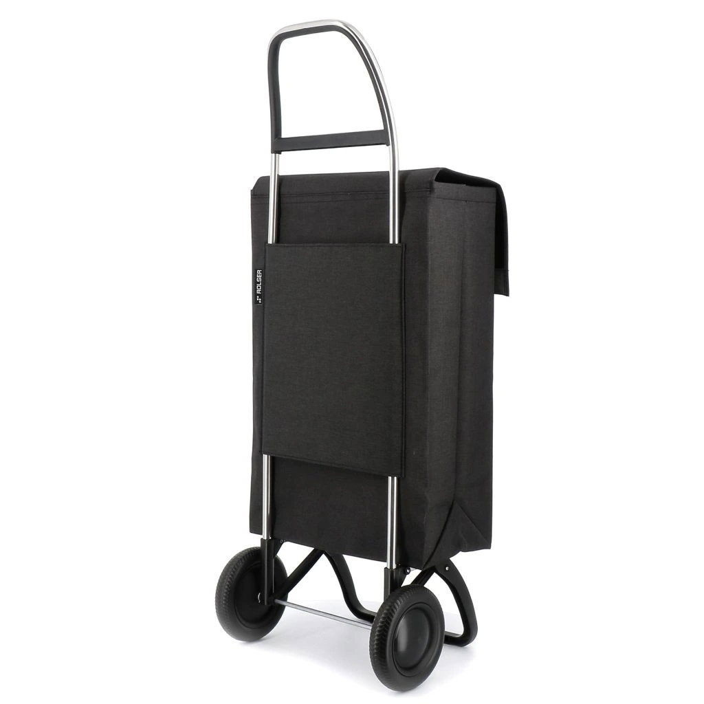 Einkaufstrolley Rolser Jean Tweed 2, schwarz