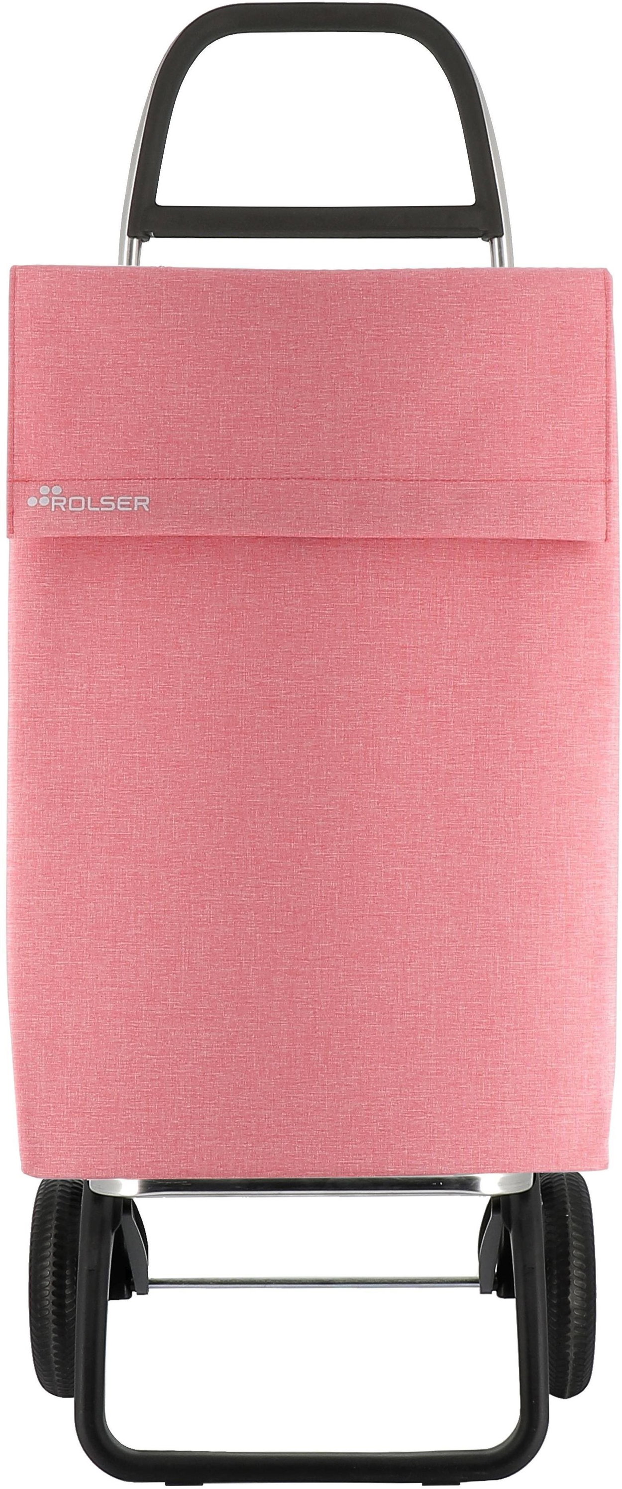 Rolser Jean Tweed 2 shopping bag on wheels, coral
