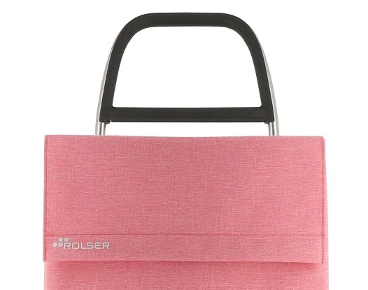 Rolser Jean Tweed 2 shopping bag on wheels, coral