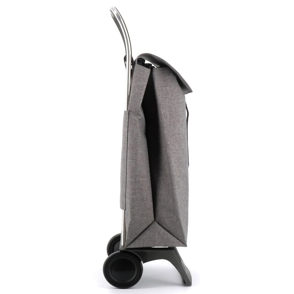 Rolser Jet Tweed JOY trolley shopping bag, light grey