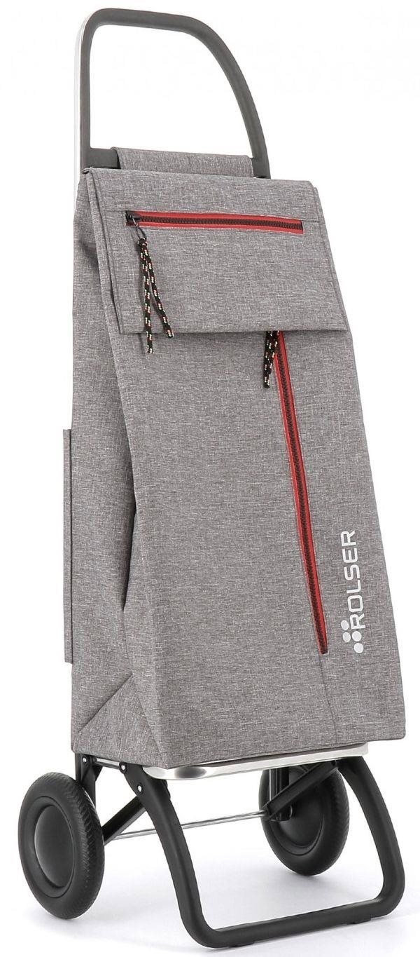 Rolser Wallaby Tweed 2 shopping bag on wheels, grey