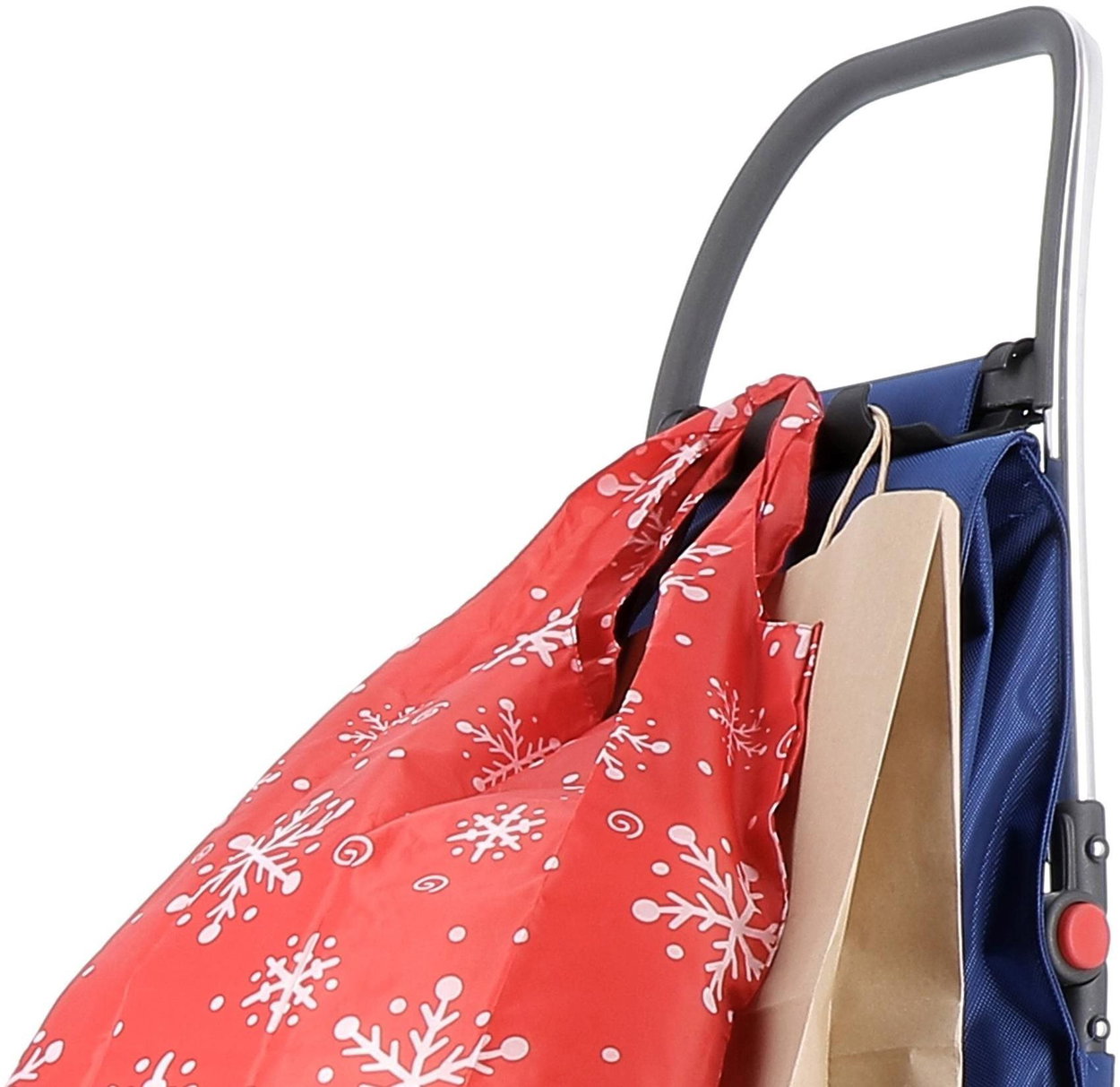 Rolser Wallaby Tweed 2 Logic RSG trolley shopping bag, grey