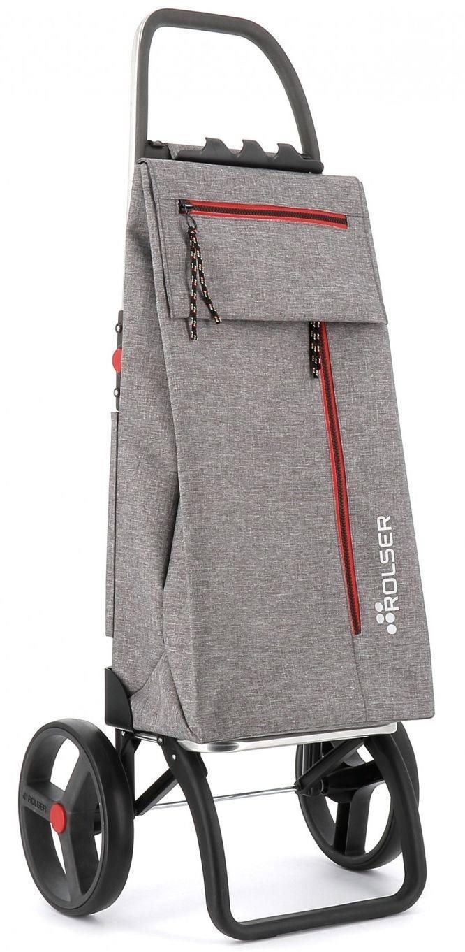 Rolser Wallaby Tweed 2 Logic RSG trolley shopping bag, grey