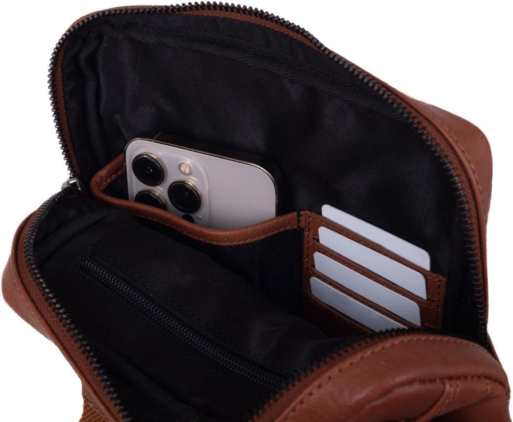 Shoulder bag SEGALI 1852 cognac