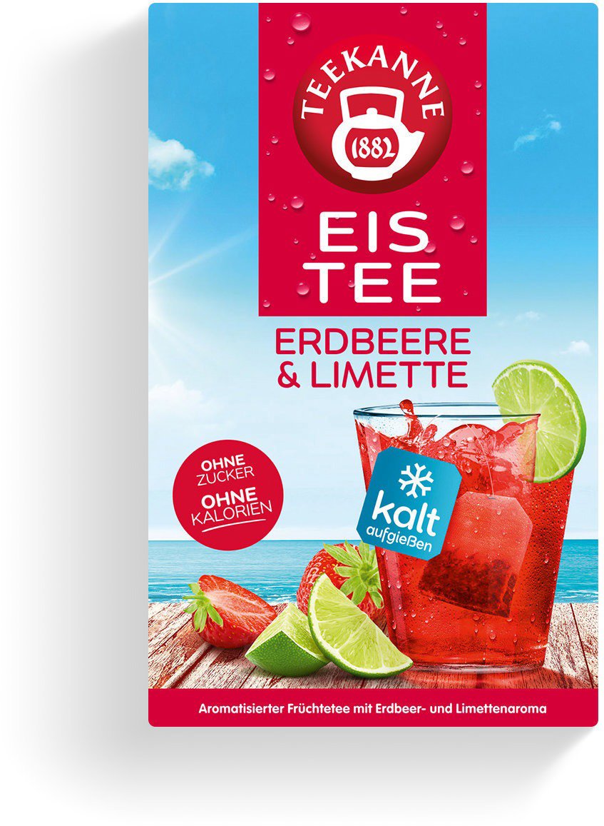 Teekanne Eistee Iced Tea Strawberry-Lime 18×2.5g