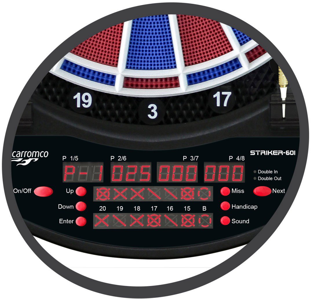 Elektronický terč Carromco Elektronický terč Striker - 601