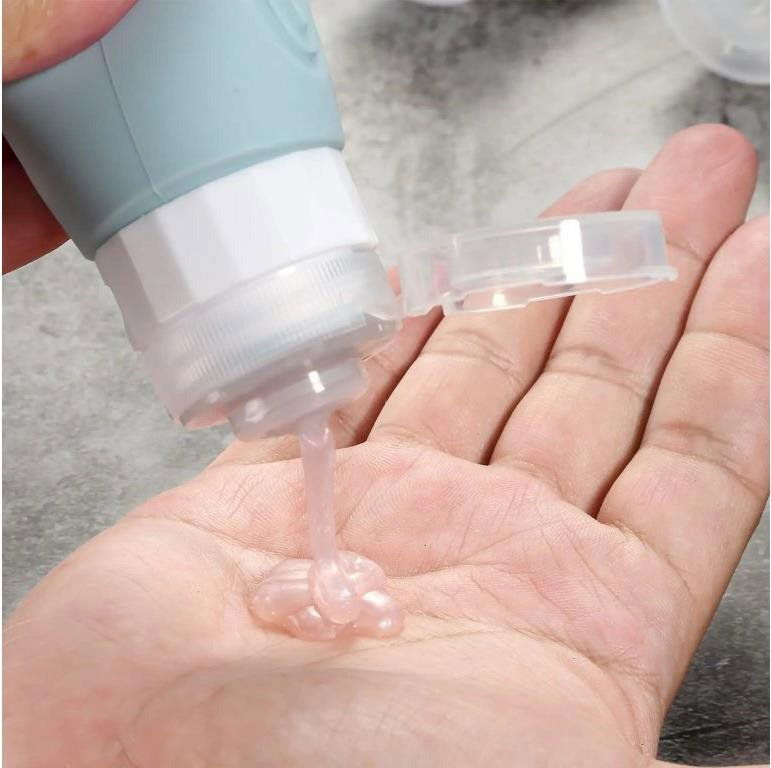 Cestovní lahvičky Take it shop Silikonové cestovní lahvičky 90 ml 4 ks, mátově zelené