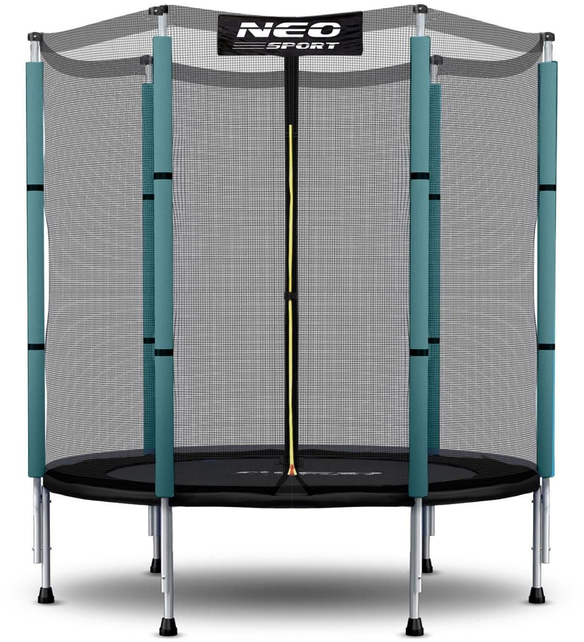 Neo-Sport Dětská zahradní trampolína 140 cm zelená