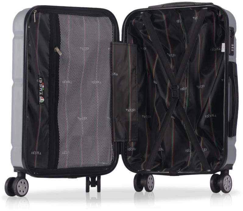 Travel case TUCCI Massa T-0279/3-L+ ABS - silver