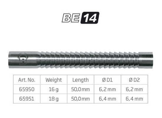 Bull_s Soft Tip Barrels BE14 - 16 g - 65950 darts