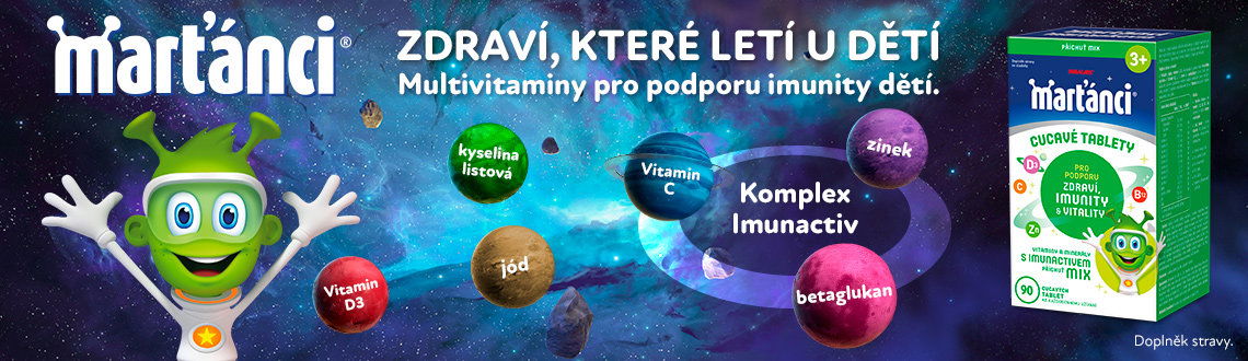 Multivitamín Marťánci s Imunactivem MIX 90 tablet