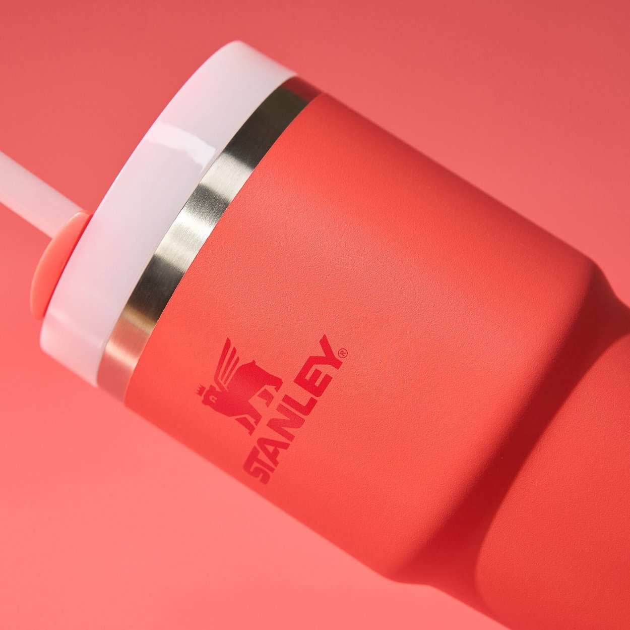 STANLEY The Quencher/Cup H2.O FlowState™ Tumbler 600 ml/20oz Hot Coral