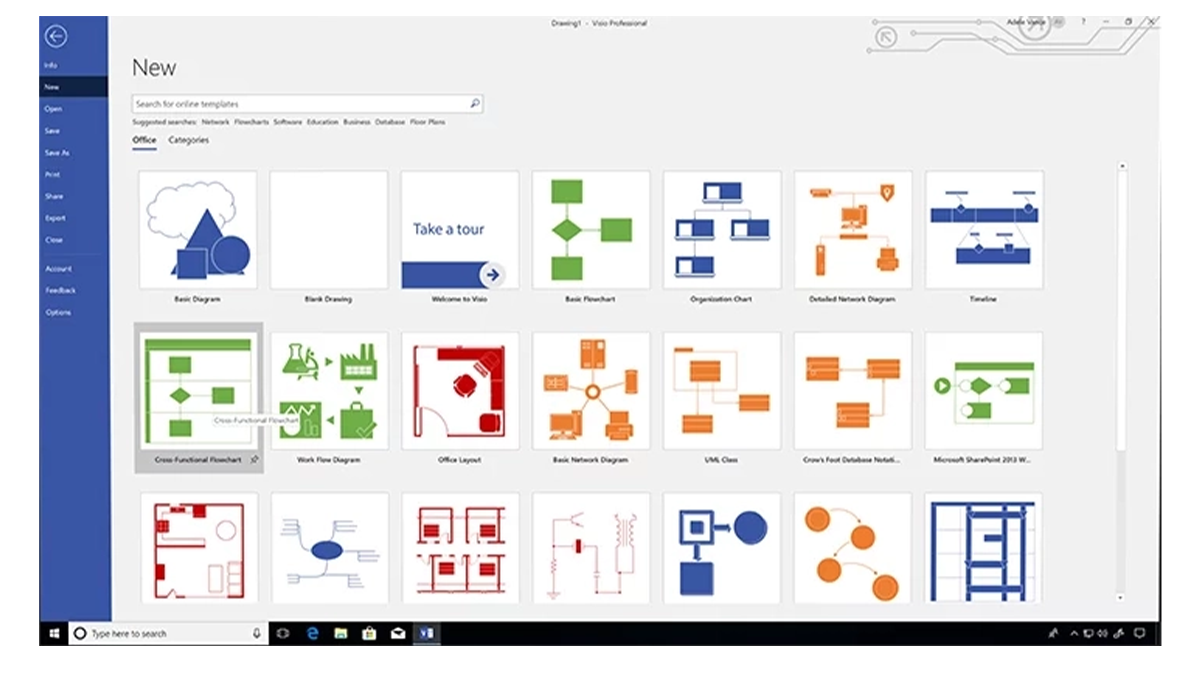 Office software Microsoft Visio LTSC Standard 2024 (electronic licence)