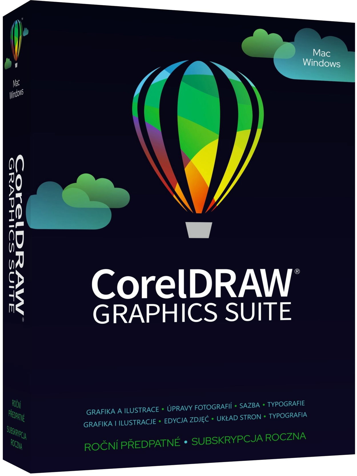 CorelDRAW Graphics Suite 365 Renewal, Win grafikai szoftver (elektronikus licenc)