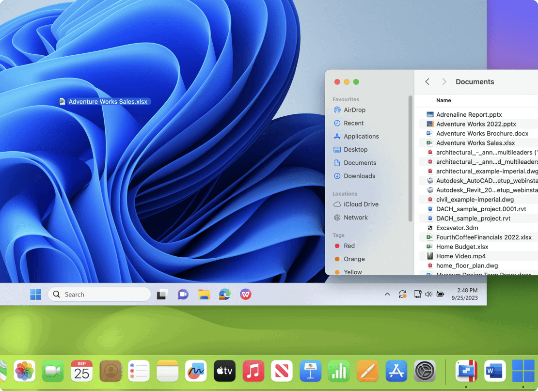 Grafický software Parallels Desktop