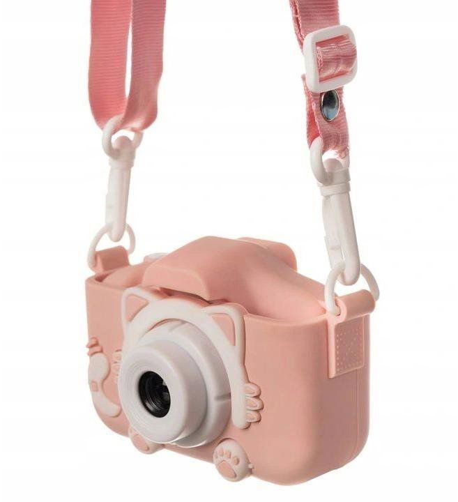Dětský fotoaparát MG X5S Cat dětský fotoaparát, 32 GB karta, ružový