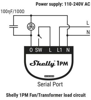 Shelly RC Snubber switch