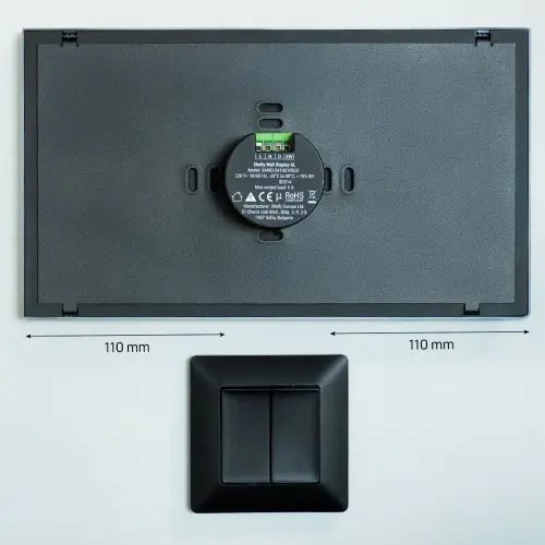 Central Unit Shelly Wall Display XL, silver