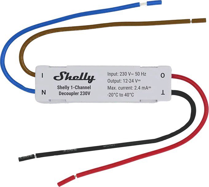 Shelly 1-Channel Decoupler 230V Module