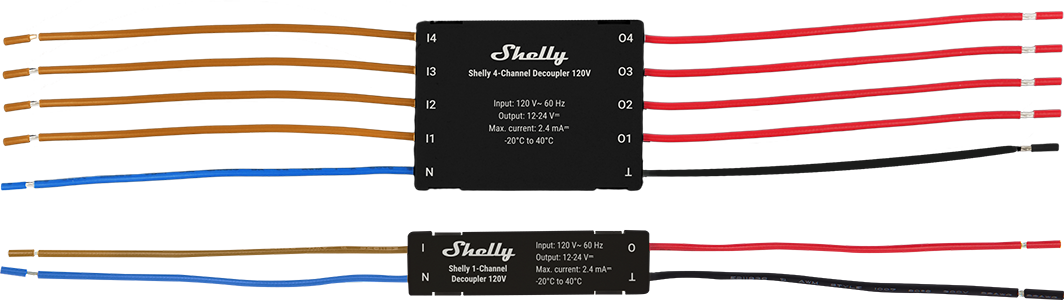 Shelly 4-Channel Decoupler 230V module