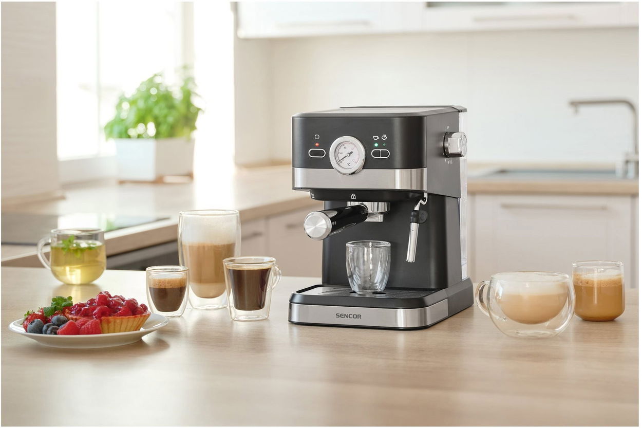 Pákový kávovar SENCOR SES 1721BK Espresso