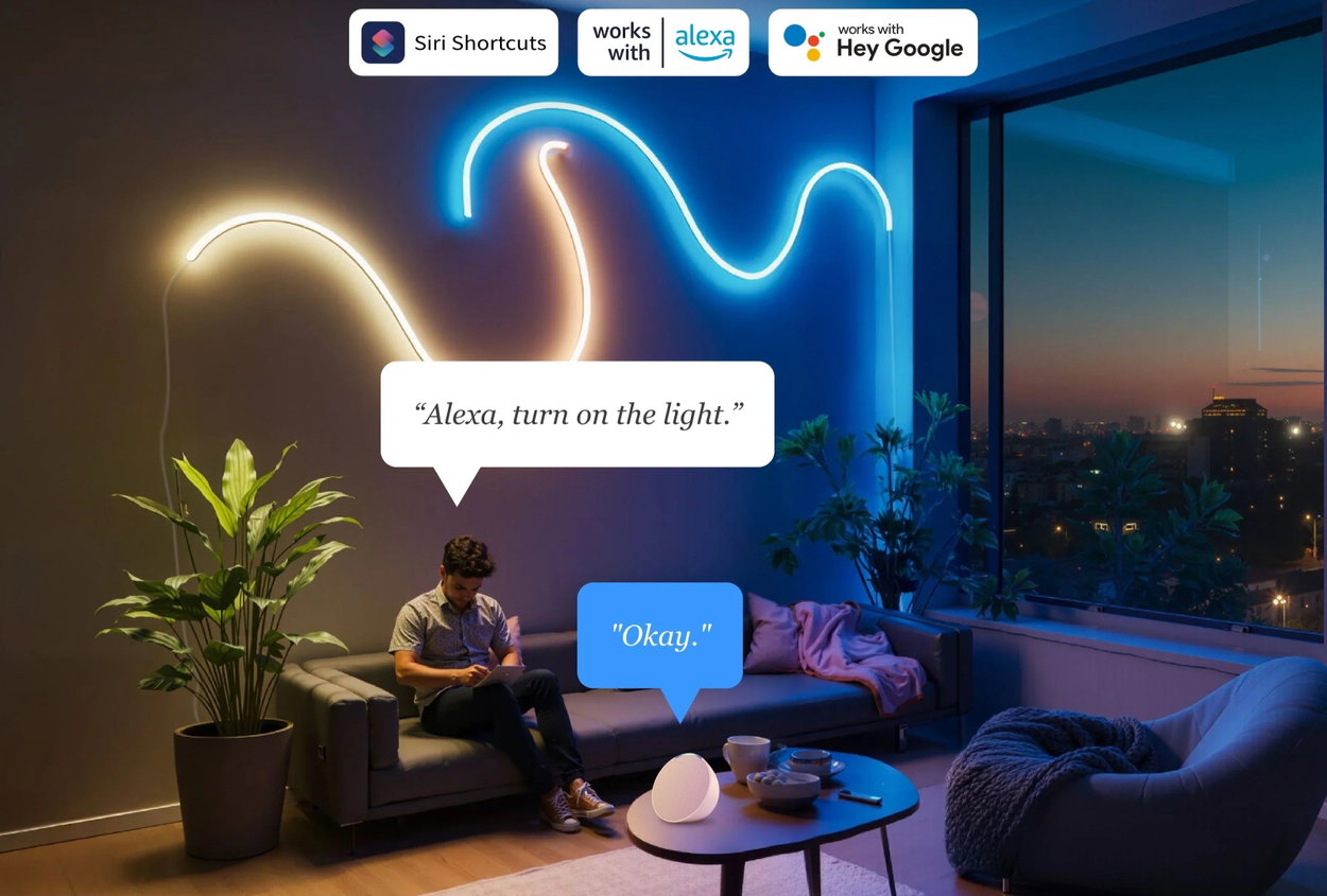 SwitchBot RGBIC Neon Rope Light LED Strip