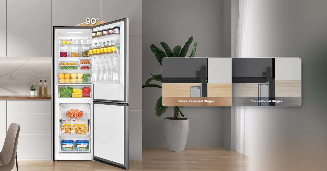 TCL RP312BLE0 Fridge, Silver