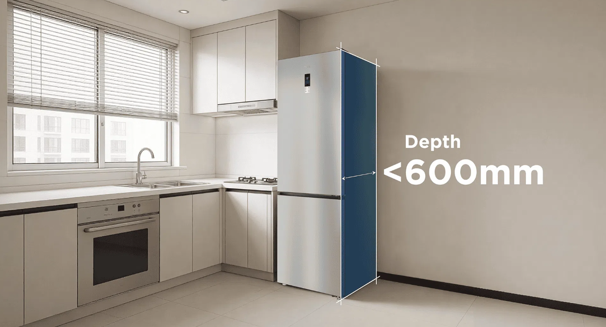 TCL RP312BLE0 Fridge, Silver