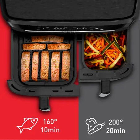 Horkovzdušná fritéza Tefal EY9428E0 Easy Fry Dual XXL