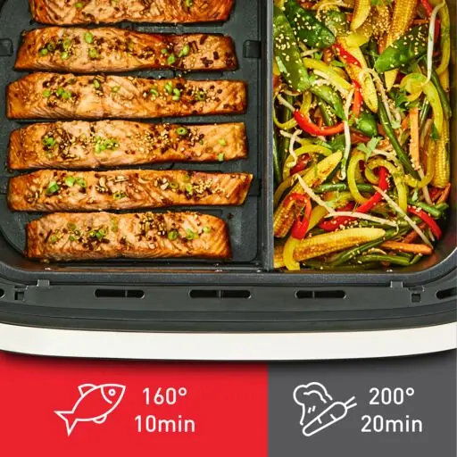 Horkovzdušná fritéza Tefal EY9228E0 Dual Easy Fry Flex