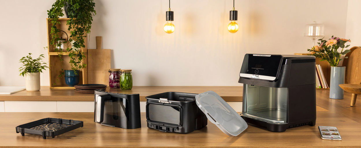 Horkovzdušná fritéza Tefal EY8468E0 Easy Fry Silence Black