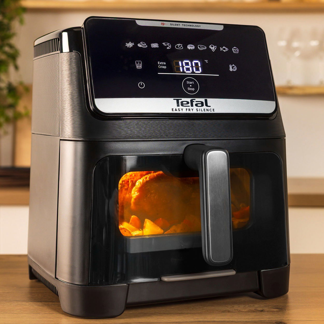 Horkovzdušná fritéza Tefal EY8468E0 Easy Fry Silence Black