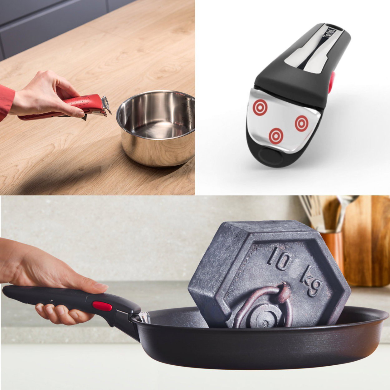 Tefal INGENIO Excellence Fusion P00592 4-Piece Cookware Set