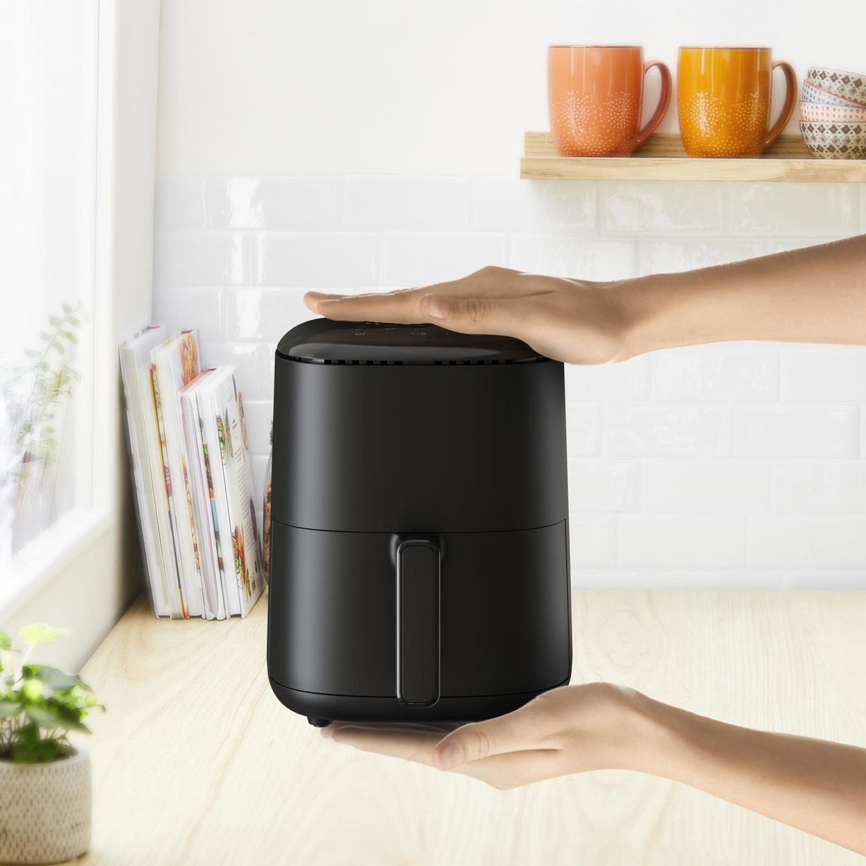 Horkovzdušná fritéza Tefal EY145810 Easy Fry Compact 3 l Black