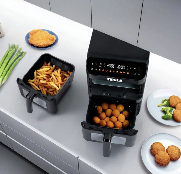 Horkovzdušná fritéza TESLA AirCook DualZone Q670 XXL