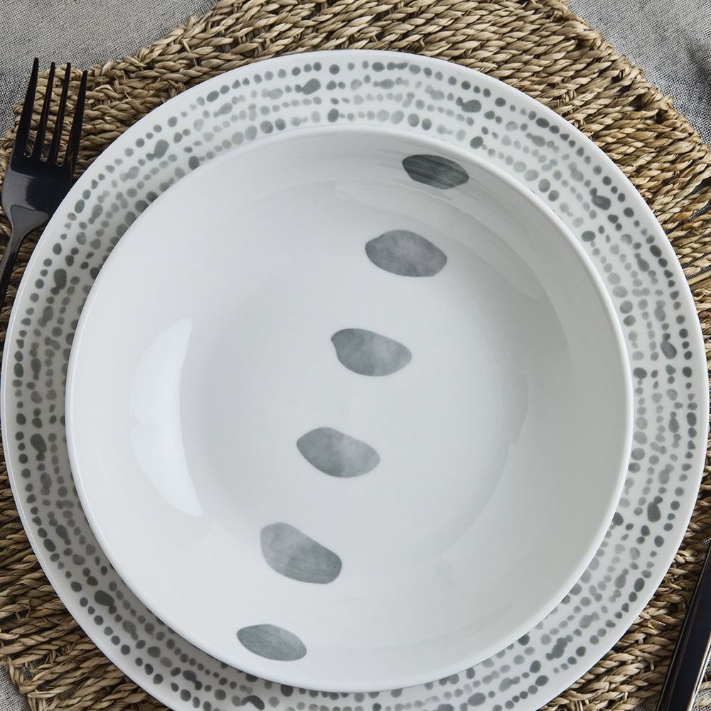 Tognana SOLSTICE GREY Dinner Set 18pcs