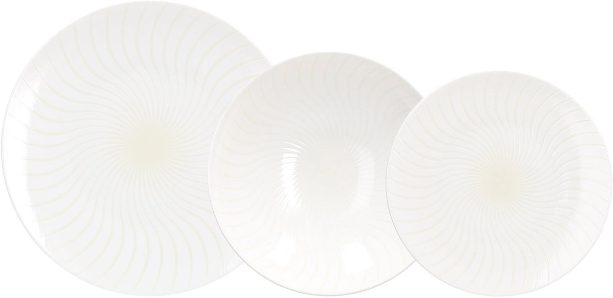 Andrea Fontebasso IVORY Esstischset 12-teilig