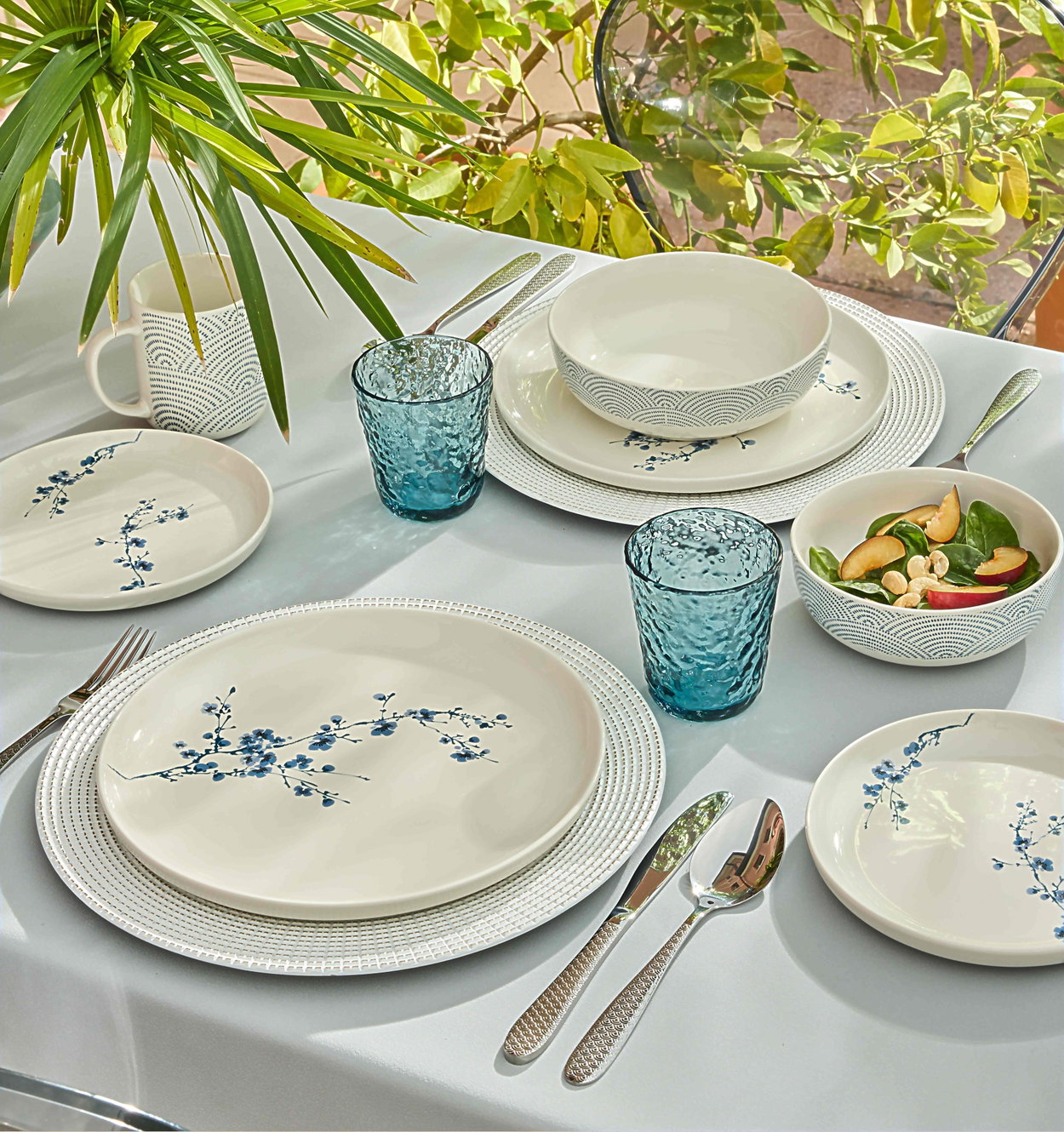 Tognana EDGE ORIENTALE Teller Set Dessertteller 19 cm 6 Stück