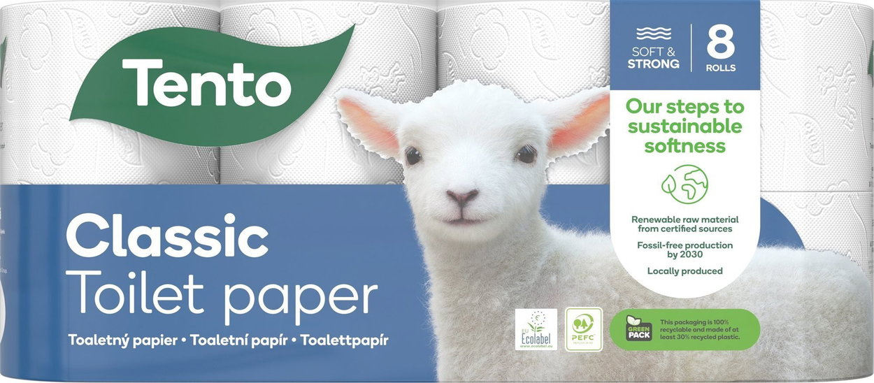 Toaletný papier TENTO Ellegance Classic (8 ks)