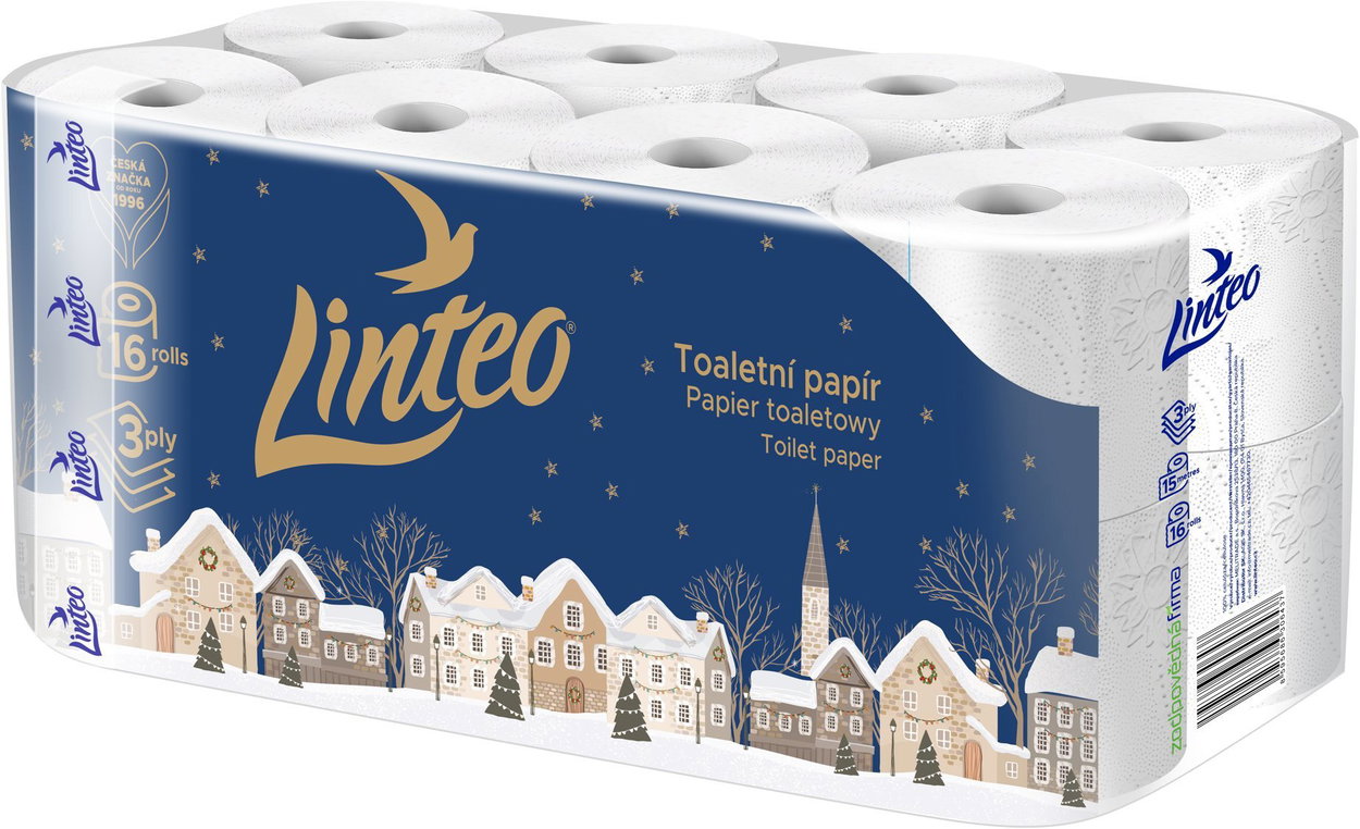 Toilet paper LINTEO Day & Night (16 pcs)