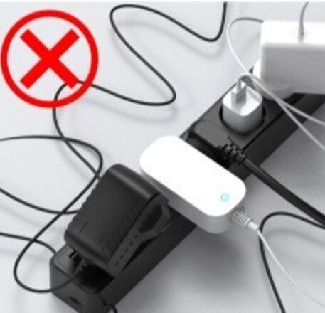 Predlžovací kábel TOPREK USB Vertical Power Strip TP-VA5U12E-PD