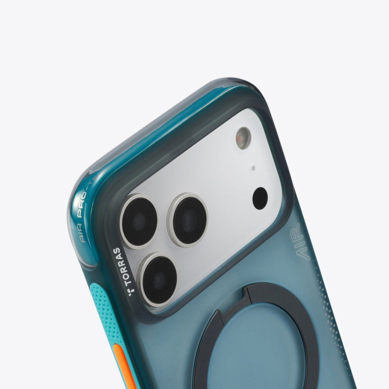Torras Ostand Q3 Air Deep Blue mobiltelefon tok iPhone 17 Pro
