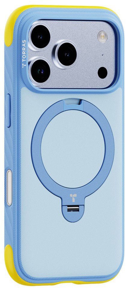Handyhülle Torras Ostand Q3 Rugg Blue iPhone 18 Pro