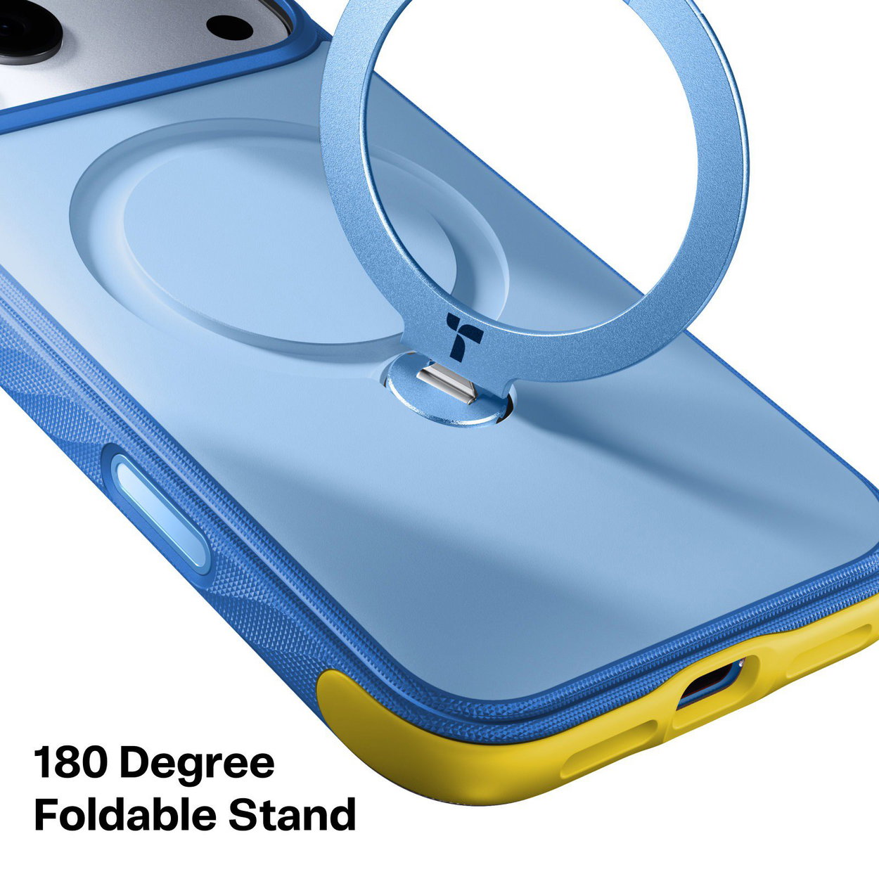 Handyhülle Torras Ostand Q3 Rugg Blue iPhone 18 Pro