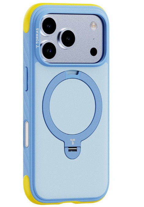 Handyhülle Torras Ostand Q3 Rugg Blue iPhone 18 Pro Max